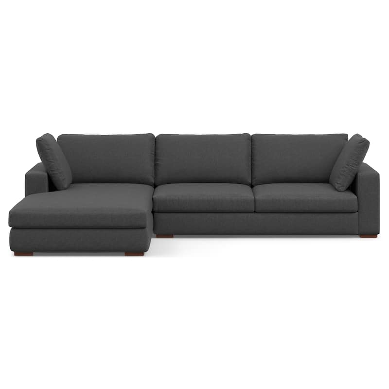 WYNDENHALL Roscoe Left-Facing Sectional in Tightly Woven Performance Fabric