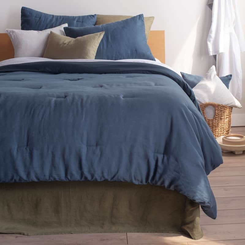 100% French Linen Bedskirt by BOKSER HOME