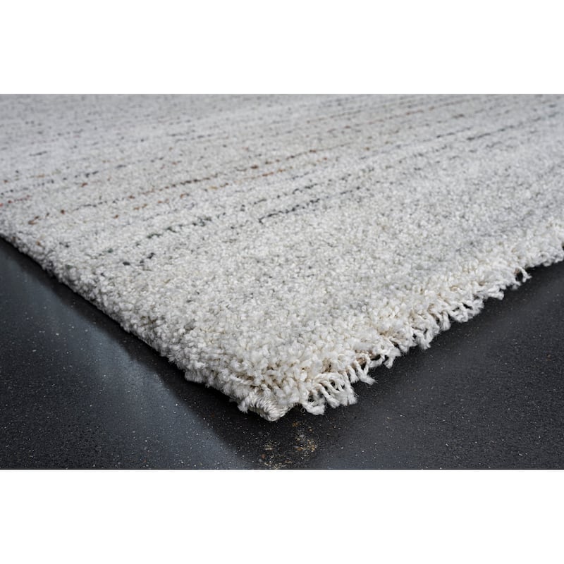 Lydia Ivory, Gold, Green, Rust, Gray and Charcoal Polypropylene Area Rug - 10' x 14'