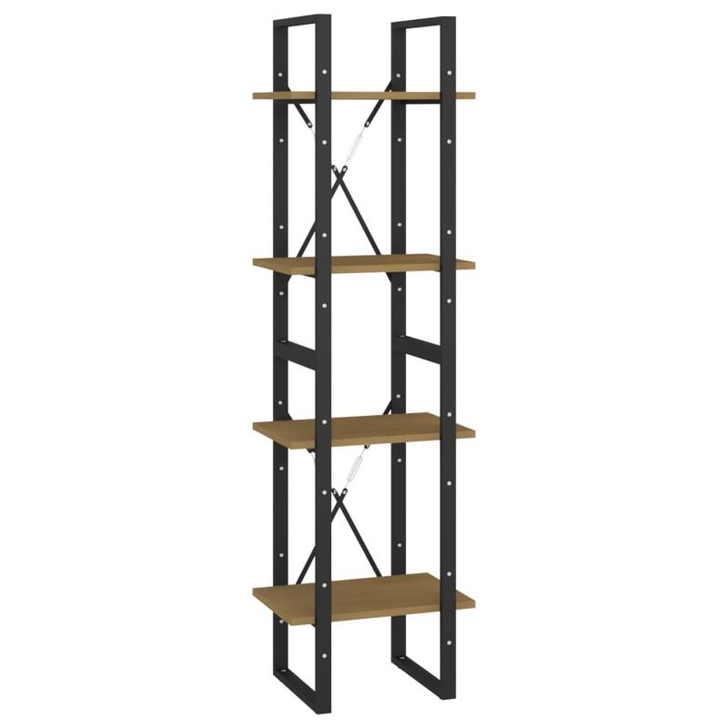 vidaXL Bookshelf Book Cabinet Shelving Unit for Living Room Engineered Wood