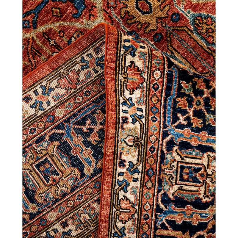 Serapi One-of-a-Kind Hand-Knotted Area Rug - Red - 9' 2" x 12' 2"
