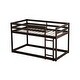 preview thumbnail 10 of 8, Elegant Twin over Twin Wooden Bunk Kids Bed with Ladder,with Bed Platform of Strengthened Slats