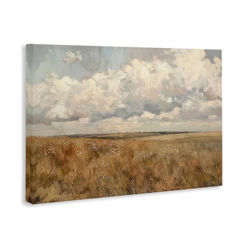 Stupell Wide Open Farm Field Canvas Wall Art Design By LSR Creative Studio