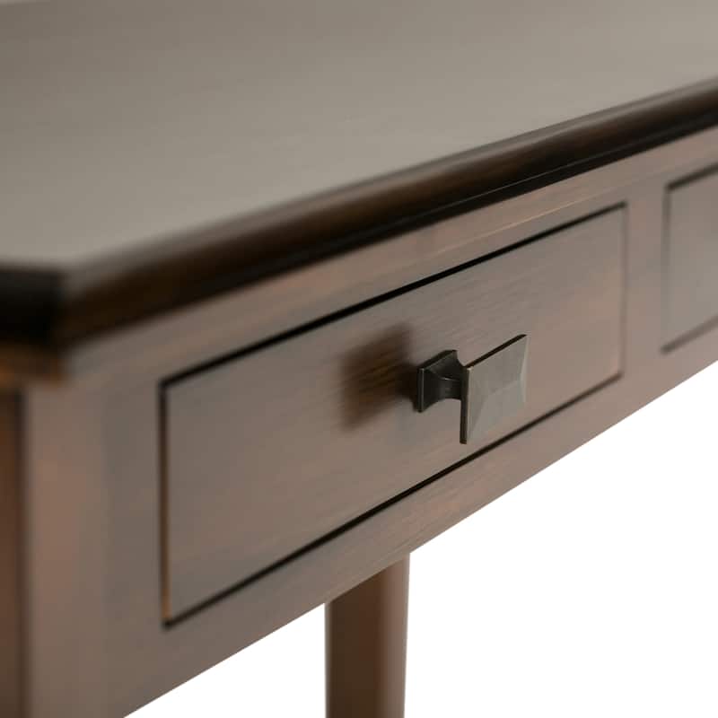 WYNDENHALL Stratford SOLID WOOD 46 inch Wide Transitional Console Sofa Table - 45.9 Inches wide