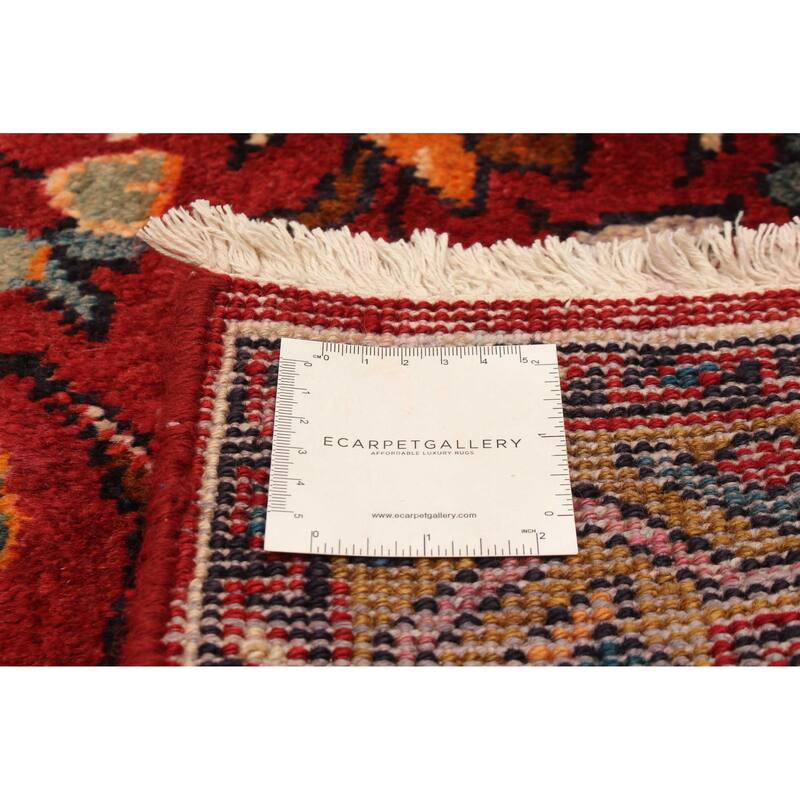 ECARPETGALLERY Hand-knotted Andelz Red Wool Rug - 4'5 x 7'8