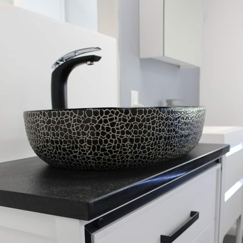 Dowell Ceramic Vessel Sink - Oval