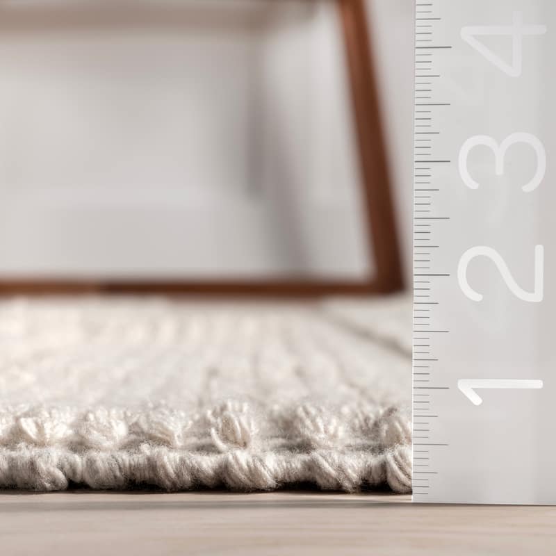 Samba Textured Cotton-Blend Area Rug