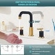 preview thumbnail 31 of 42, WOWOW 8-inch Dual Handle Widespread Bathroom Faucet