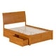 preview thumbnail 87 of 105, Portland Platform Bed with Footboard and Storage Drawers