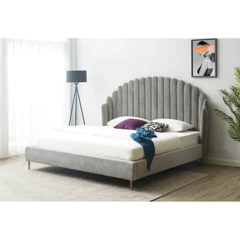 SAFAVIEH Couture Rosabella Channel Tufted Bed