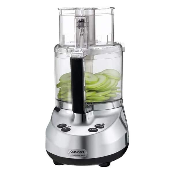 Shop Cuisinart Dlc 3014chfr Limited Edition Metal 14 Cup Food Processor Silver Certified Refurbished On Sale Overstock 26279573