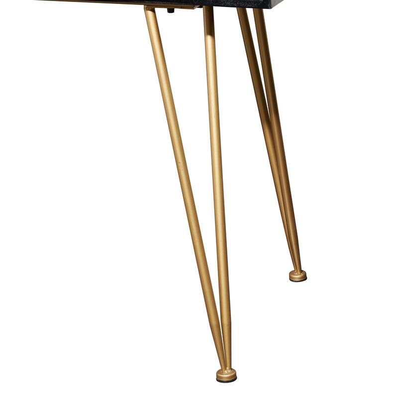 Wood Console Table - Black - Roche River Decor