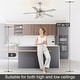 preview thumbnail 9 of 17, 52" Reversible 5-Blade Caged Ceiling Fan with Light and Remote