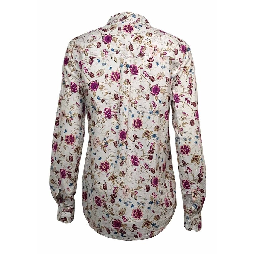 Shop Charter Club Women S Country Casual Floral Buttoned Shirt