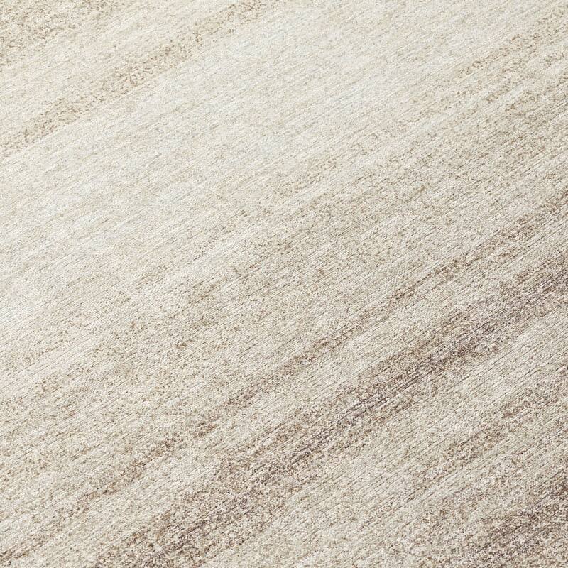 Machine Washable Indoor/ Outdoor Ombre Stripe Chantille Rug