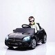 preview thumbnail 1 of 12, 12V Mercedes SLC 300 Licensed Kids Ride-On Car with Remote Control, Music, Lights, Suspension, for Ages 3-6, 66 lbs Max Load Black