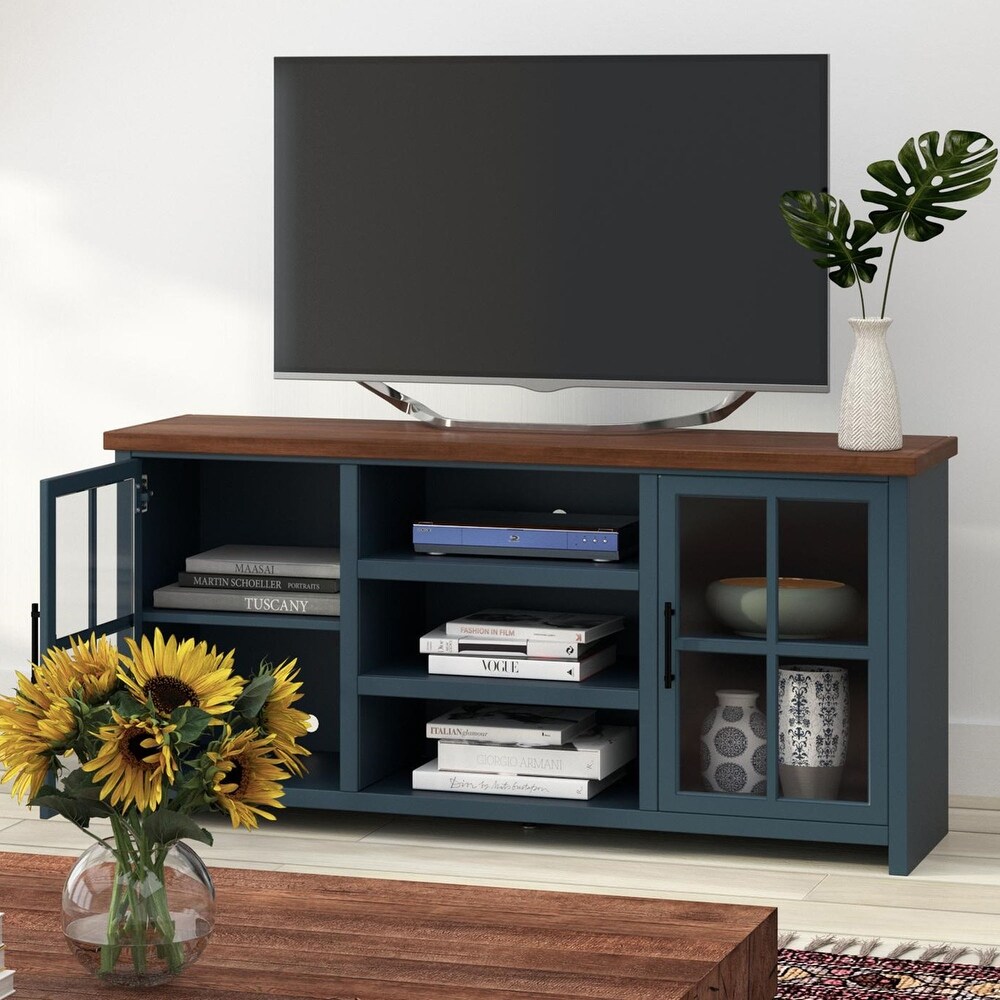 Blue Farmhouse TV Stands Bed Bath Beyond