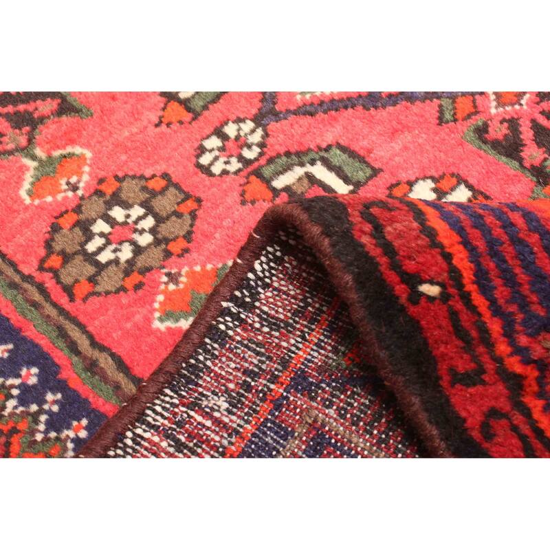 ECARPETGALLERY Hand-knotted Andelz Red Wool Rug - 4'2 x 6'7