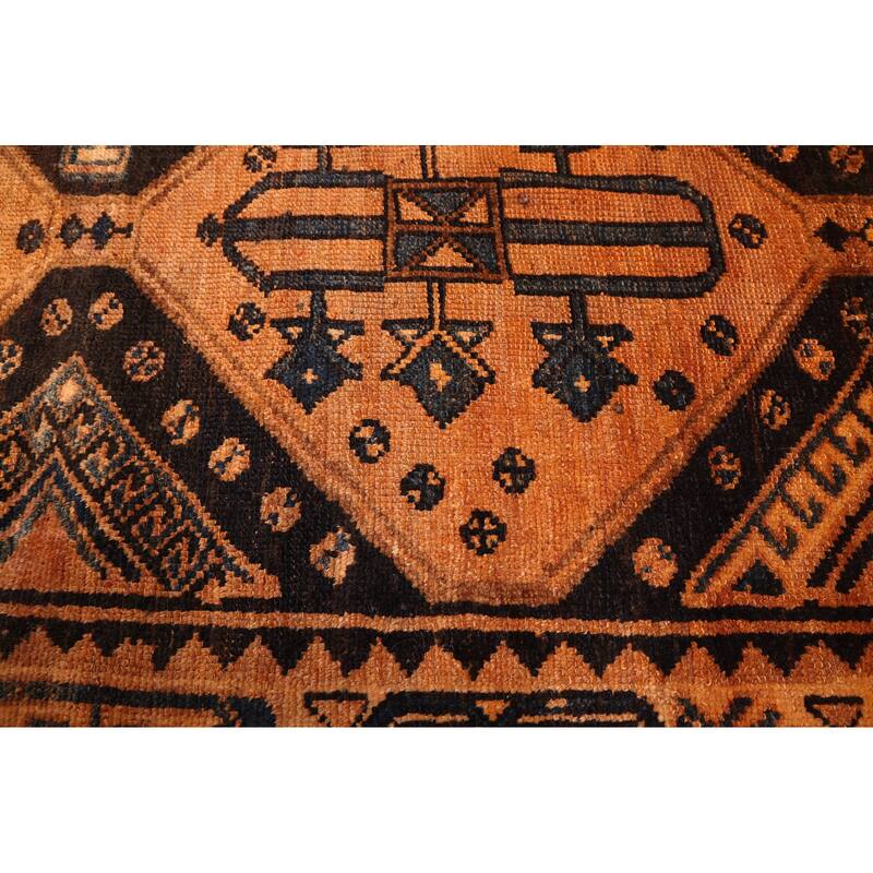 ECARPETGALLERY Hand-knotted Melis Vintage Copper Wool Rug - 5'3 x 7'9