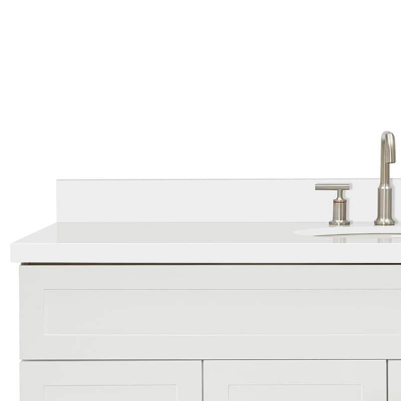 Ariel F061SWQOVO Hamlet 61" Free Standing Single Basin Vanity Set with