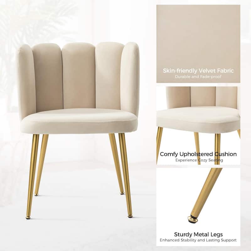 Anjela Side Chair with Tufted Back