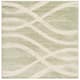 SAFAVIEH Adirondack Lelia Modern Abstract Distressed Rug - 8' x 8' Square - Sage/Cream