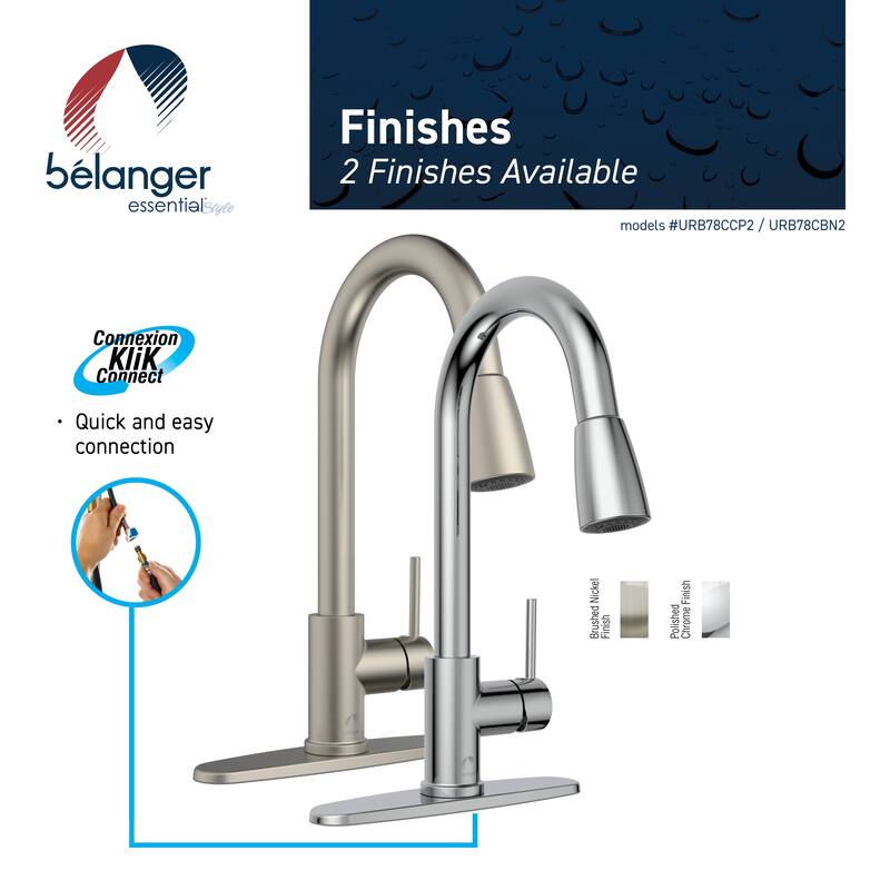 Belanger URB78 Single-Handle Pull-Down Kitchen Faucet