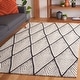 preview thumbnail 2 of 9, SAFAVIEH Handmade Marbella Theres Boho Trellis Wool & Viscose Rug