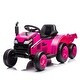 preview thumbnail 24 of 98, 12V Kids Electric Tractor with Safety Belt, Bluetooth, and Music