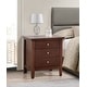preview thumbnail 36 of 43, Glory Furniture Elowen 3-drawer Wood Nightstand Cappuccino