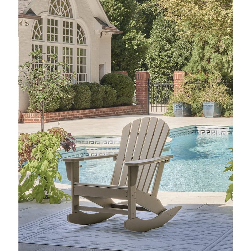Signature Design by Ashley Sundown Treasure Outdoor Rocking Chair - 31.25" W x 35.25" D x 37.13" H