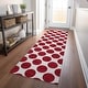 preview thumbnail 81 of 118, Machine Washable Indoor/ Outdoor Polka Dots Chantille Rug