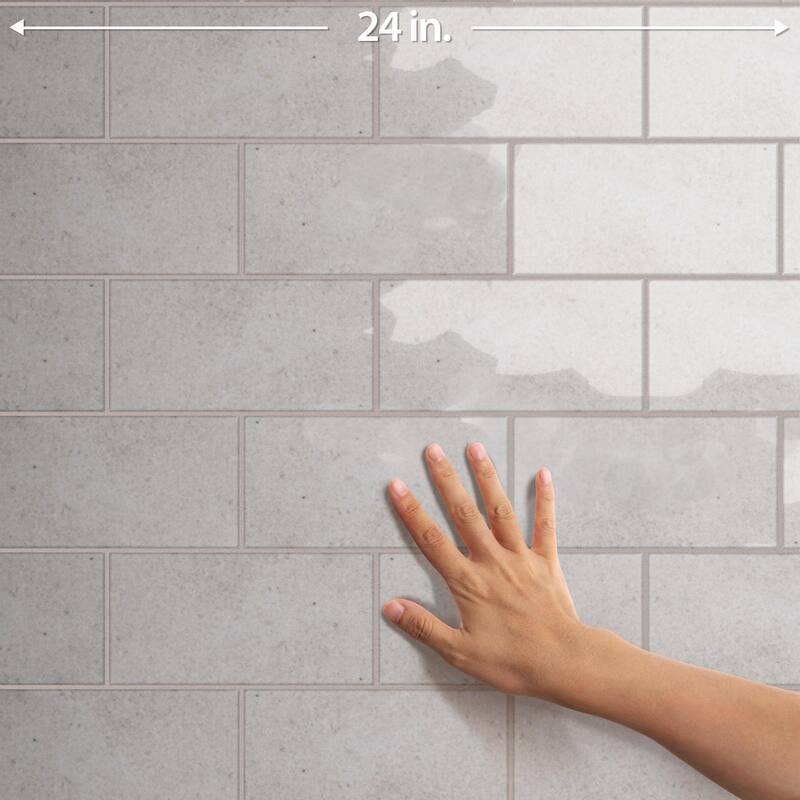 Merola Tile Camden Grey 4" x 8" Ceramic Wall Tile