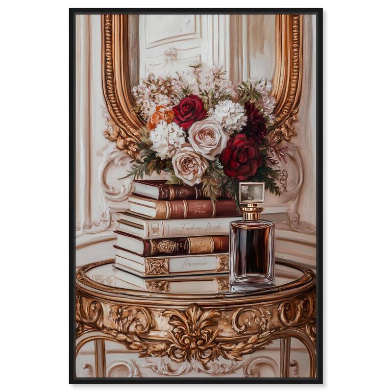Lovely Mirror Glam Books Canvas by Art Remedy - Black - 16" x 24"
