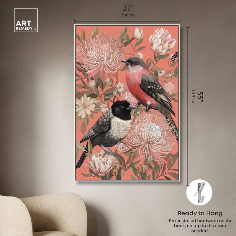Protea Paradise Canvas by Art Remedy