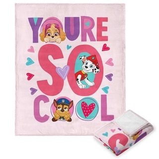 Nickelodeon Paw Patrol You're So Cool Silk Touch Throw Blanket