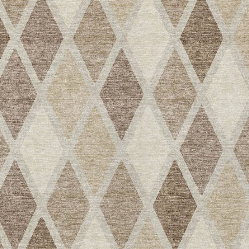 HomeRoots Geometric Transitional Rectangle Outdoor Rug