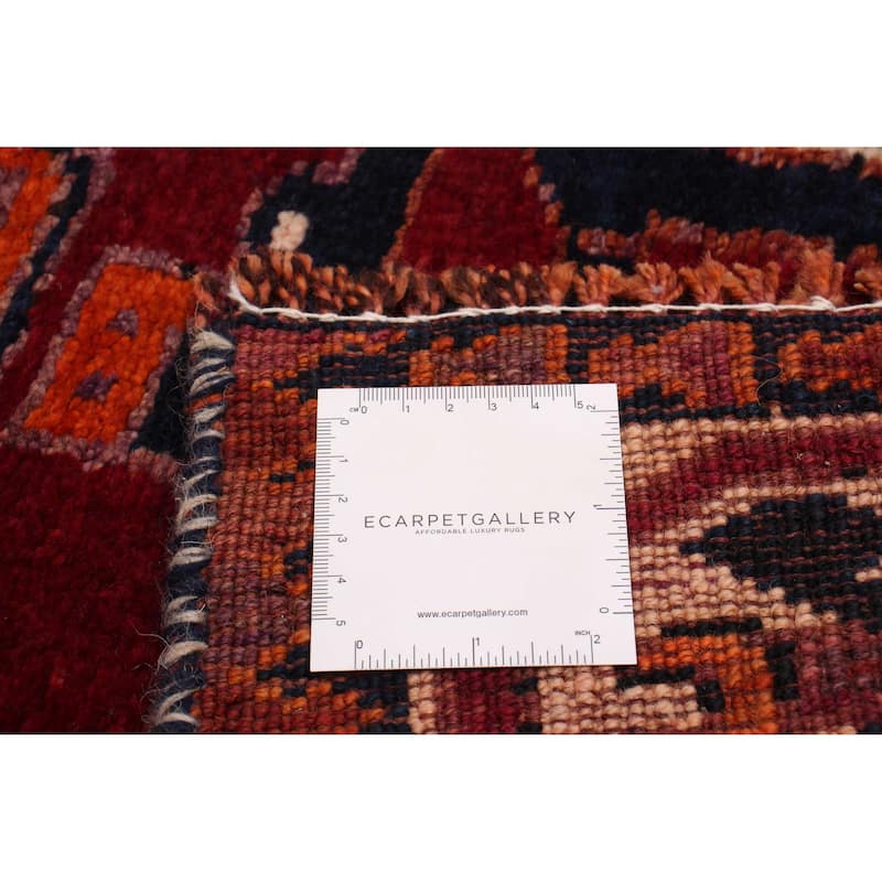 ECARPETGALLERY Hand-knotted Melis Vintage Red Wool Rug - 4'4 x 12'11