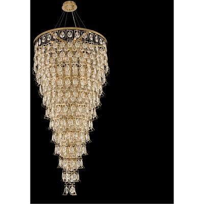 Allegri 031954039FR001 28 Light Foyer Pendant Carmella Brushed Brass - One Size