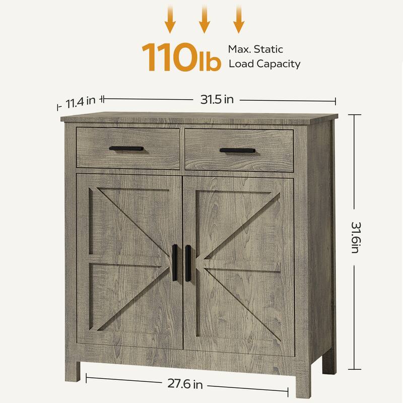 Stylish Kitchen Storage Cabinet Perfect for Living Room, Dining Room, and More