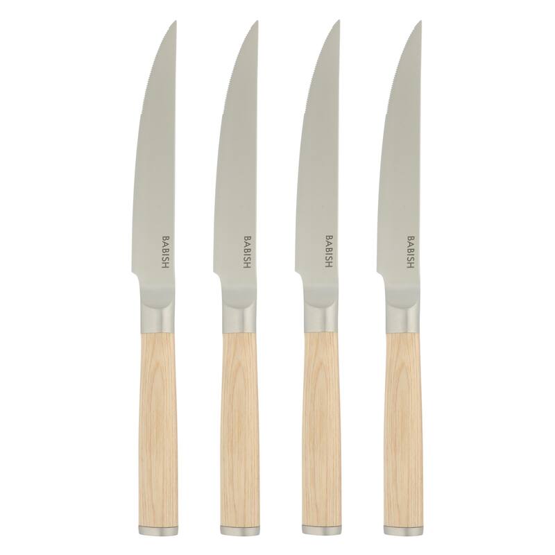 Babish High-Carbon 1.4116 German Steel 4 Pack 5" Steak Knife Set