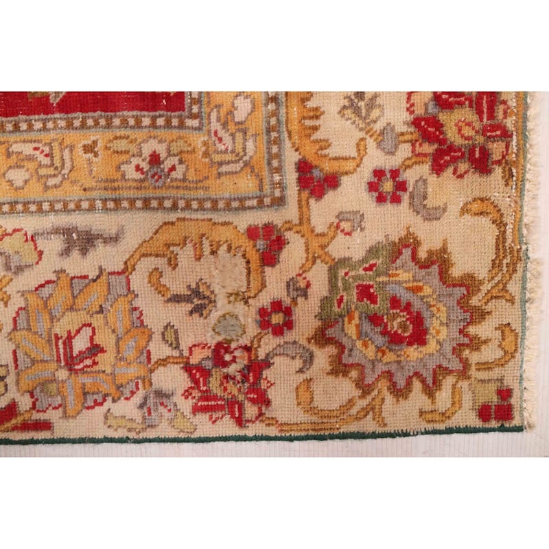 ECARPETGALLERY Hand-knotted Antalya Vintage Red Wool Rug - 8'8 x 11'4