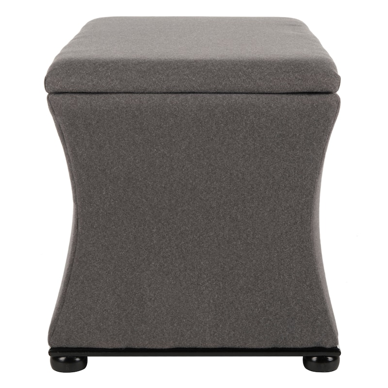 SAFAVIEH Gigi Cream Linen Storage Bench - 36" W x 19" D x 21" H - 36Wx19Dx21H