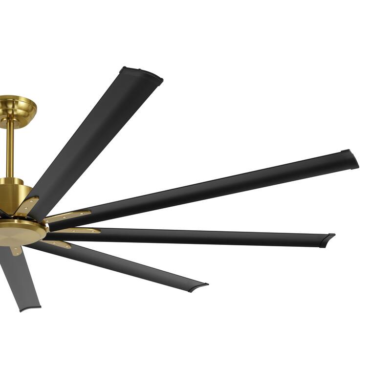 84 in. 96 in. 9 aluminium blades DC Motor Indoor Ceiling Fan & Remote