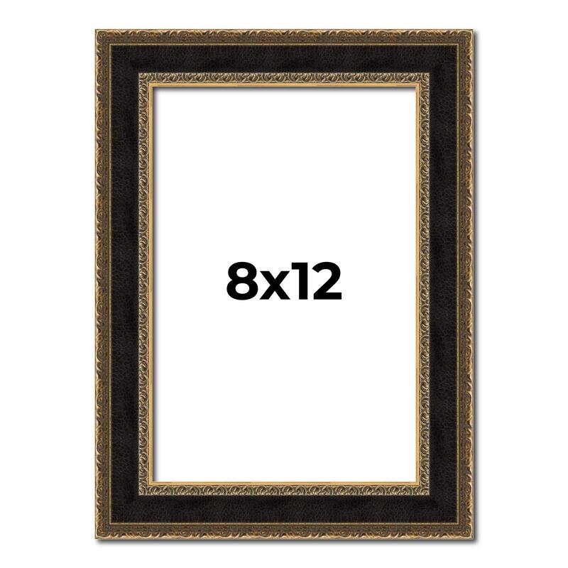 8x12 Frame Gold Antique Vintage Sold Wood Picture Frame | 1.75 Inch