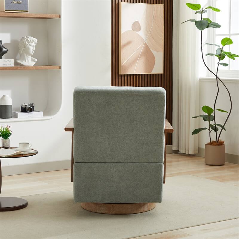 30.3"W Swivel Modern Upholstered Accent Chair,Lounge Reading Chair