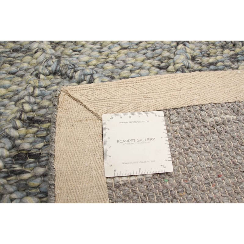 ECARPETGALLERY Braid weave Sienna Multi Color Wool Rug - 5'0 x 7'9