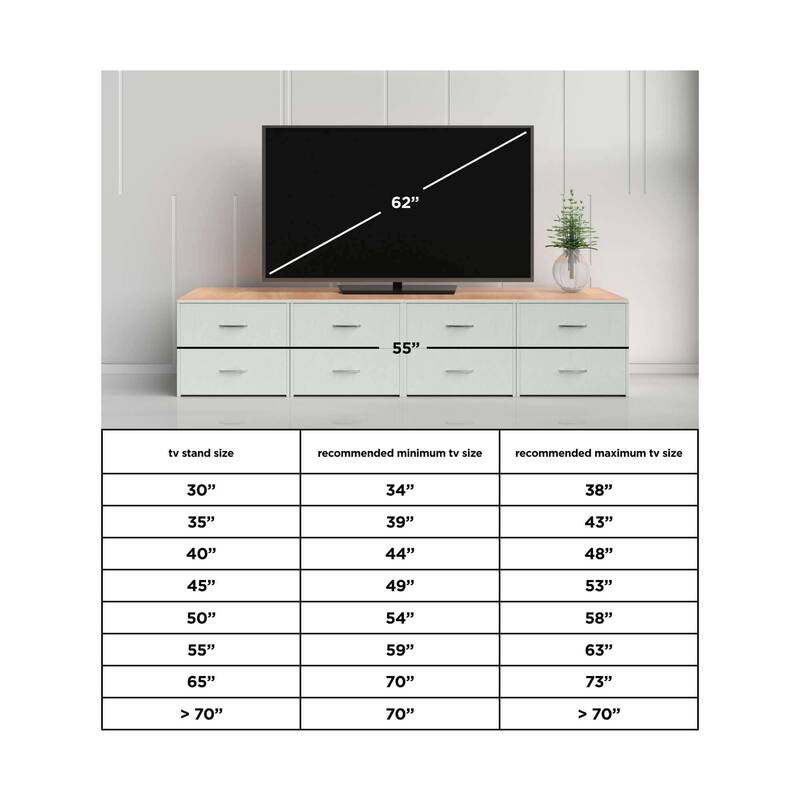 Signature Design by Ashley Cedar Hollow Two-tone Extra Large TV Stand
