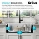 preview thumbnail 68 of 146, KRAUS Bellucci Workstation Topmount Drop-in Granite Kitchen Sink