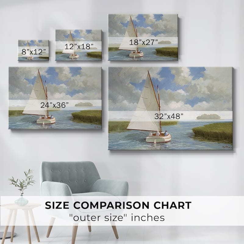 Vintage Nautical Print-XIX -Gallery Wrapped Canvas